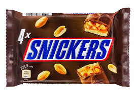    (Snickers) 4*50    .   