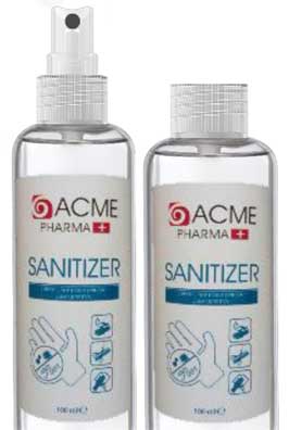  SANITIZER ACME Pharma 100     .   