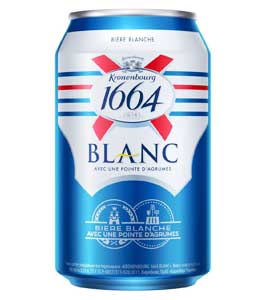  Kronenbourg 1664 Blanc  / 0.33    .   