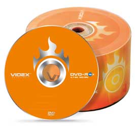  VIDEX DVD-R, 4.7Gb, 16x, Bulk 50 VDVD-R b50    .   