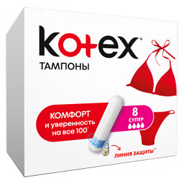   (Kotex Super) 4  8*1    .   