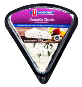  Emborg  50% (Danablu) 100    .   
