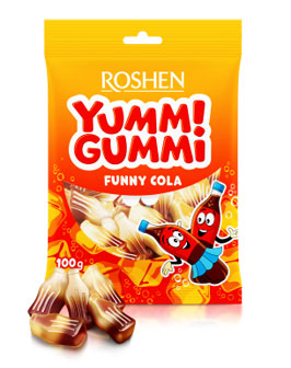   Yummi Gummi Funny Cola  (Roshen) 100    .   